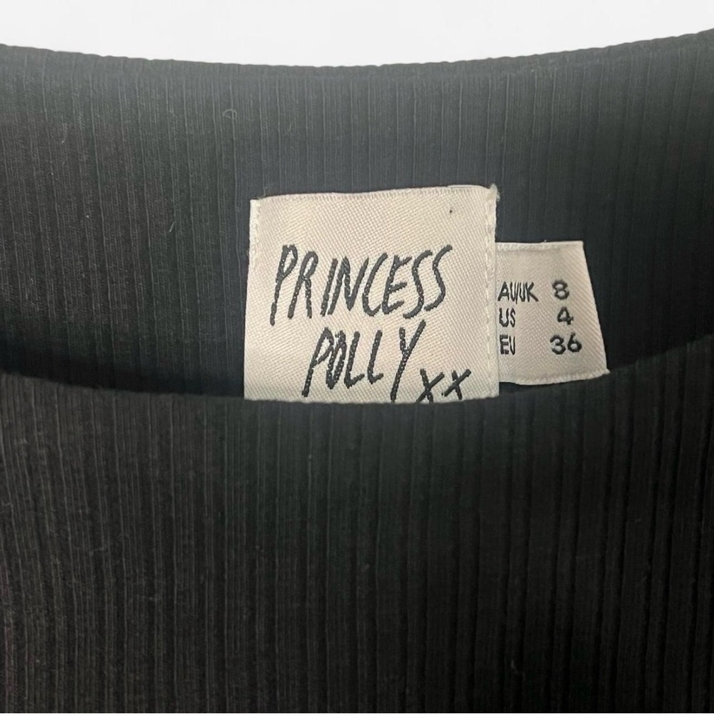 Princess Polly Black Ribbed‎ Garment - Picture 2 of 4
